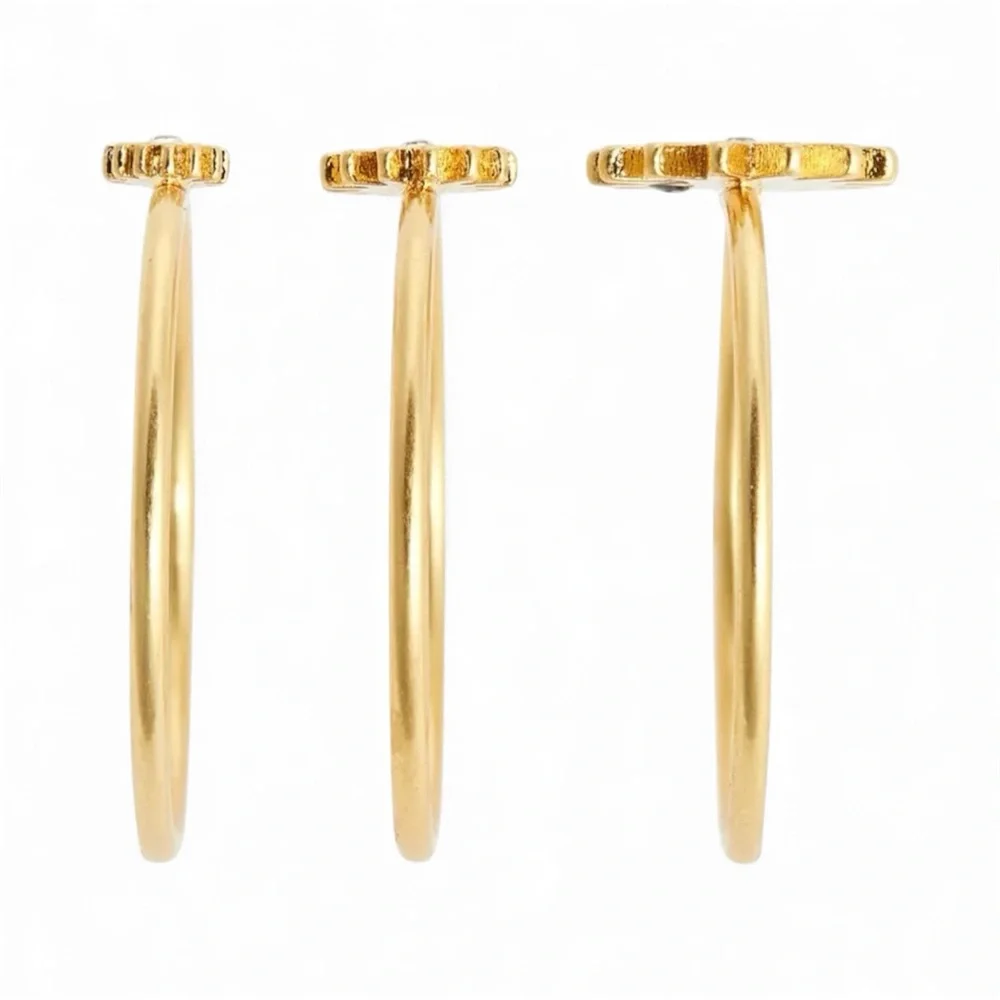 Madewell My Three Suns Stacking Ring Set Gold Celestials Sunburst NWT